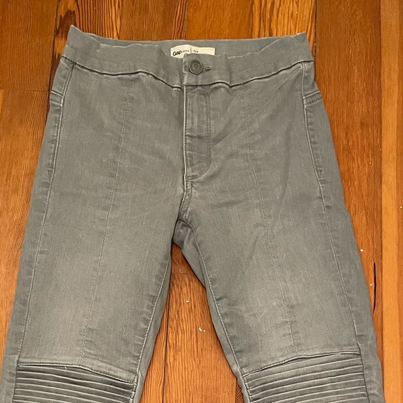 GAP TRUE SKINNY JEANS PETITE GREY GRAY SHORT ANKLE SIZE 25 - Picture 12 of 15